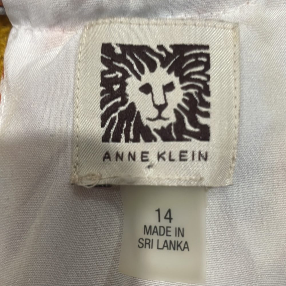 Anne Klein lined dress Size 14 - Picture 6 of 6
